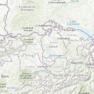 Map showing location of Zürich (Kreis 4) / Hard (47.383110, 8.509420)