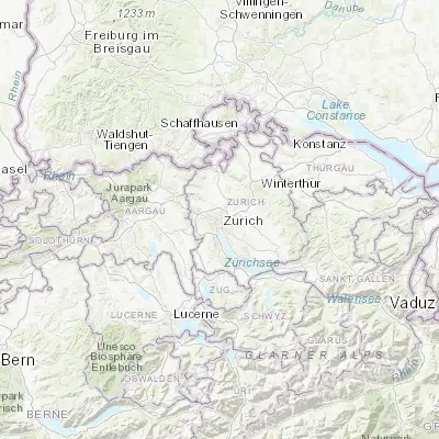 Map showing location of Zürich (Kreis 6) / Unterstrass (47.395300, 8.537210)