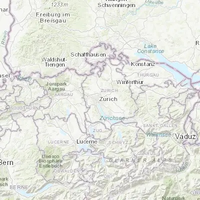 Map showing location of Zürich (Kreis 7) / Fluntern (47.380130, 8.561330)