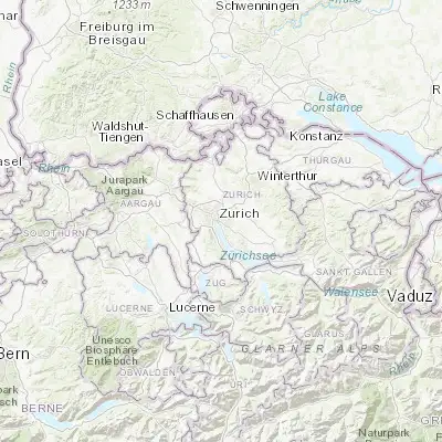 Map showing location of Zürich (Kreis 7) / Hirslanden (47.362400, 8.567550)