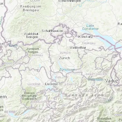 Map showing location of Zürich (Kreis 7) / Witikon (47.357510, 8.591050)