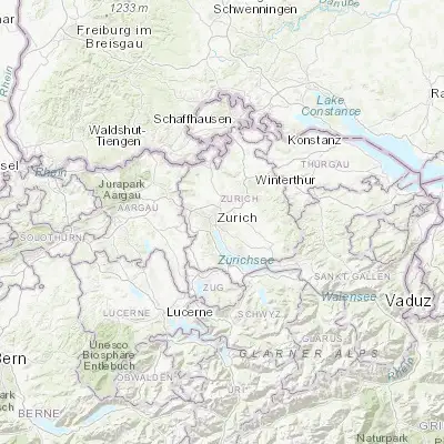 Map showing location of Zürich (Kreis 7) (47.373280, 8.580380)