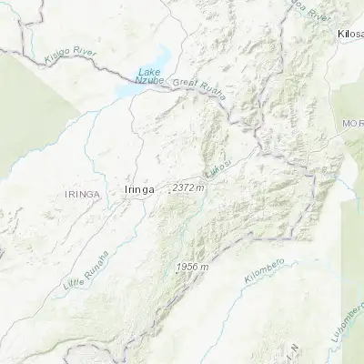 Map showing location of Ilula (-7.676600, 36.036580)