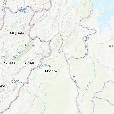 Map showing location of Kakonko (-3.282780, 30.964170)