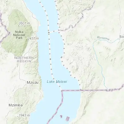 Map showing location of Liuli (-11.083330, 34.633330)