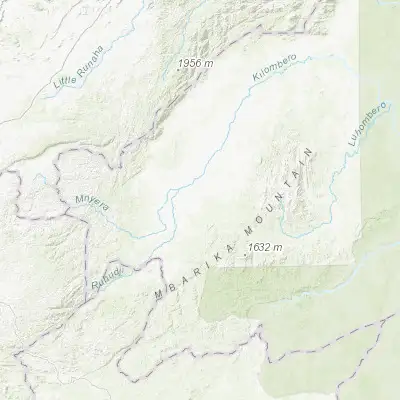 Map showing location of Malinyi (-8.933330, 36.133330)