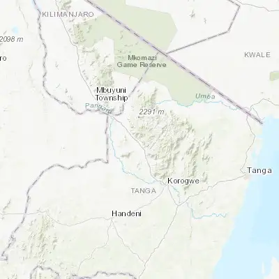 Map showing location of Matui (-4.800000, 38.250000)