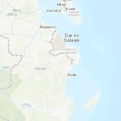 Map showing location of Mkuranga (-7.117990, 39.207820)