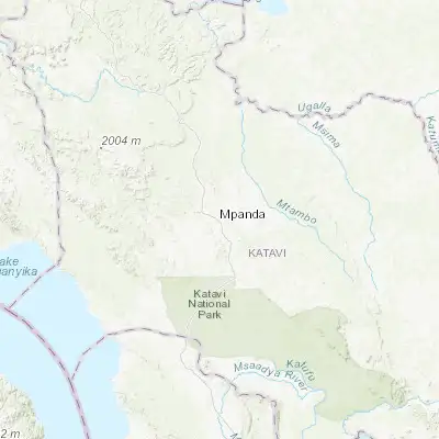 Map showing location of Mpanda (-6.343790, 31.069510)