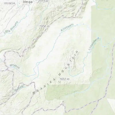 Map showing location of Mtimbira (-8.783330, 36.350000)