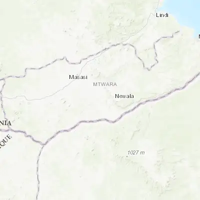 Map showing location of Namalenga (-10.950000, 39.100000)