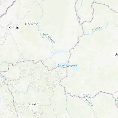 Map showing location of Nguruka (-5.109170, 31.041940)