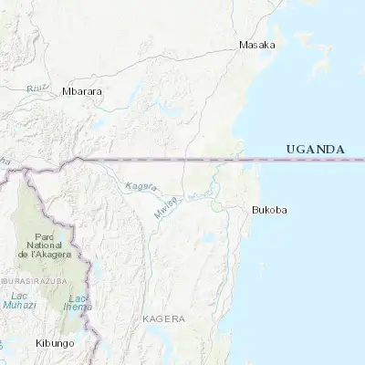 Map showing location of Nsunga (-1.143890, 31.394720)