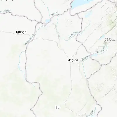 Map showing location of Sepuka (-4.750000, 34.533330)