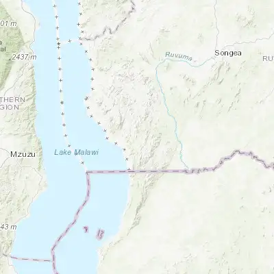 Map showing location of Tingi (-11.300000, 35.033330)