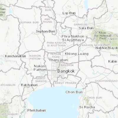 Map showing location of Ban Bang Kadi Pathum Thani (13.999040, 100.549620)