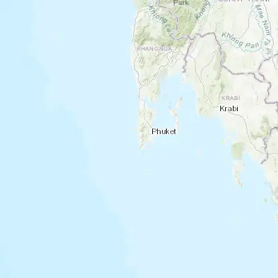 Map showing location of Ban Karon (7.847690, 98.298500)