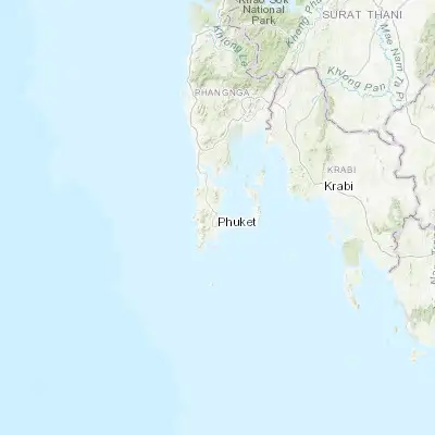 Map showing location of Ban Ko Kaeo (7.935990, 98.396640)