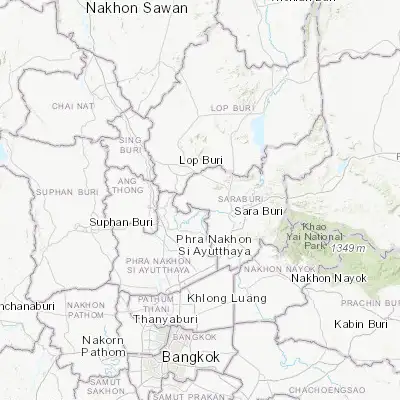 Map showing location of Ban Mo (14.615440, 100.727310)