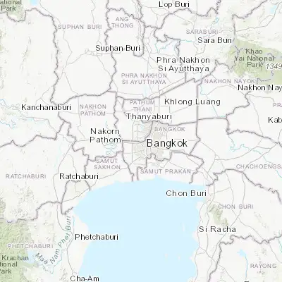 Map showing location of Bang Kruai (13.805000, 100.472830)