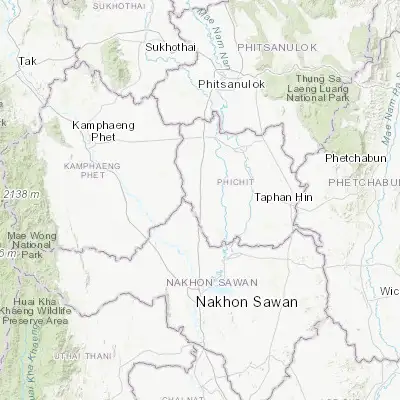 Map showing location of Bueng Na Rang (16.171200, 100.125310)