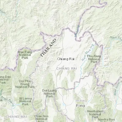 Map showing location of Chiang Rai (19.908580, 99.832500)