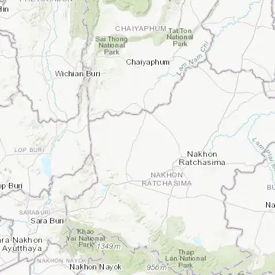 Map showing location of Dan Khun Thot (15.208500, 101.771380)