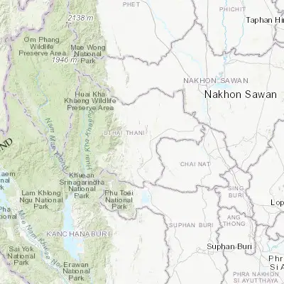 Map showing location of Huai Khot (15.290950, 99.616610)