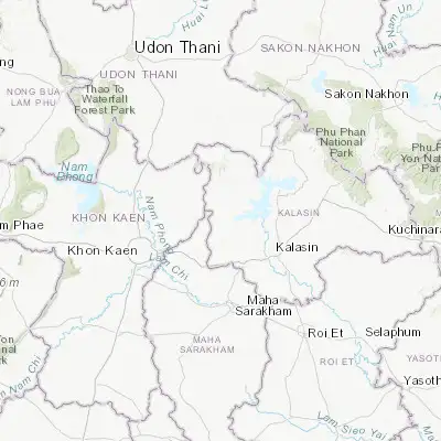 Map showing location of Huai Mek (16.589750, 103.235470)