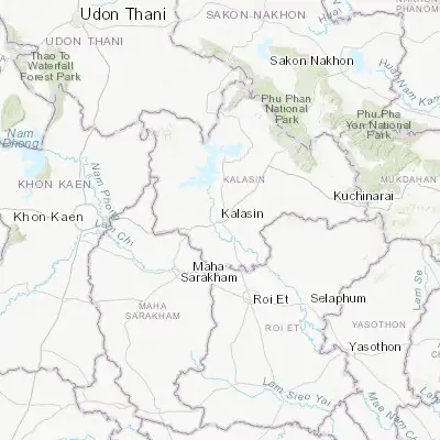 Map showing location of Kalasin (16.432810, 103.506580)