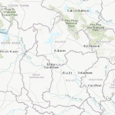 Map showing location of Kamalasai (16.338390, 103.575640)