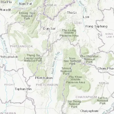 Map showing location of Lom Sak (16.779830, 101.242250)