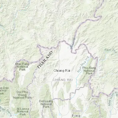 Map showing location of Mae Chan (20.146750, 99.852560)