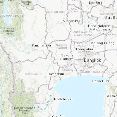 Map showing location of Nakhon Pathom (13.819600, 100.044270)