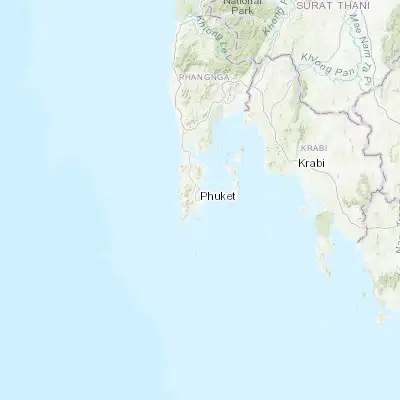 Map showing location of Phuket (7.890590, 98.398100)