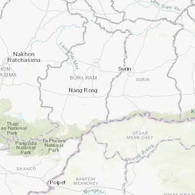 Map showing location of Prakhon Chai (14.605920, 103.120810)