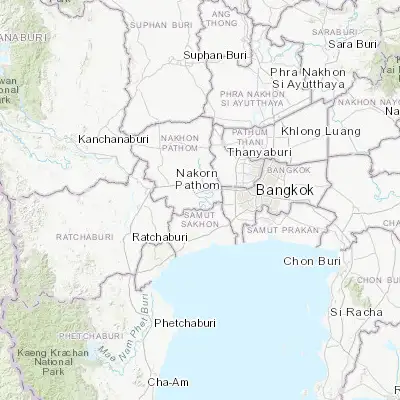 Map showing location of Sam Phran (13.726980, 100.215260)
