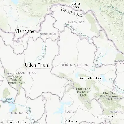 Map showing location of Sawang Daen Din (17.475310, 103.457530)