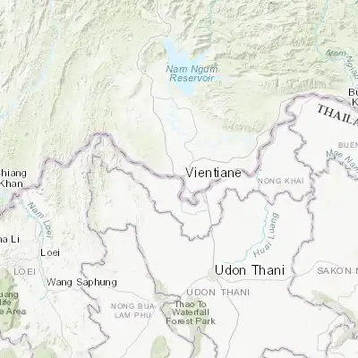 Map showing location of Si Chiang Mai (17.956390, 102.586670)