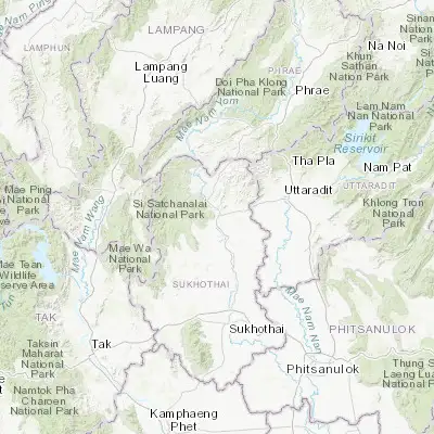 Map showing location of Si Satchanalai (17.516920, 99.759780)