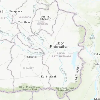 Map showing location of Ubon Ratchathani (15.238440, 104.848660)