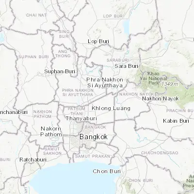 Map showing location of Wang Noi (14.226890, 100.715500)