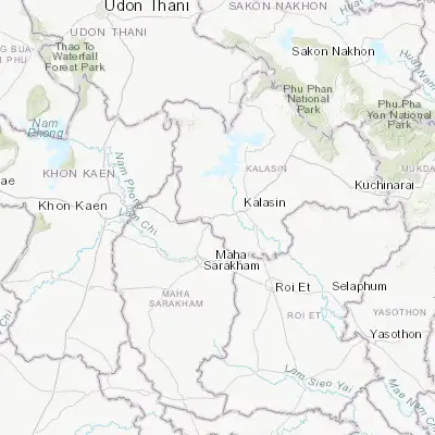 Map showing location of Yang Talat (16.399820, 103.367850)