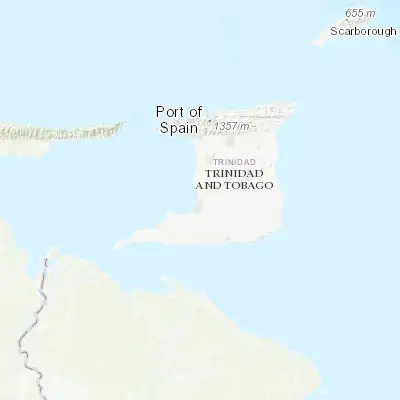 Map showing location of Marabella (10.306180, -61.446710)