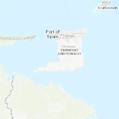 Map showing location of Mon Repos (10.279790, -61.445900)