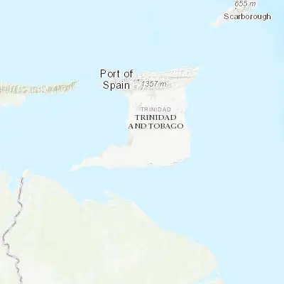 Map showing location of Princes Town (10.271840, -61.371030)