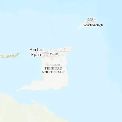 Map showing location of Sangre Grande (10.587050, -61.130080)