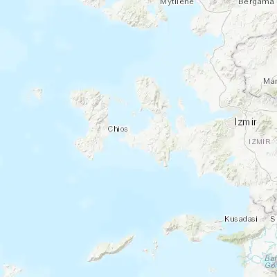 Map showing location of Alaçatı (38.282460, 26.374590)
