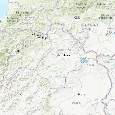 Map showing location of Ardahan (41.108710, 42.702220)