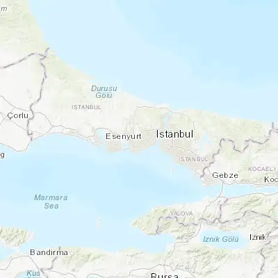 Map showing location of Bağcılar (41.039030, 28.856710)